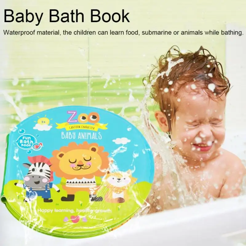 Swimming Waterproof Bath Book Baby Water Zoo Aniamal Toy Bathroom Early Educational great gifts for baby|Язык| |
