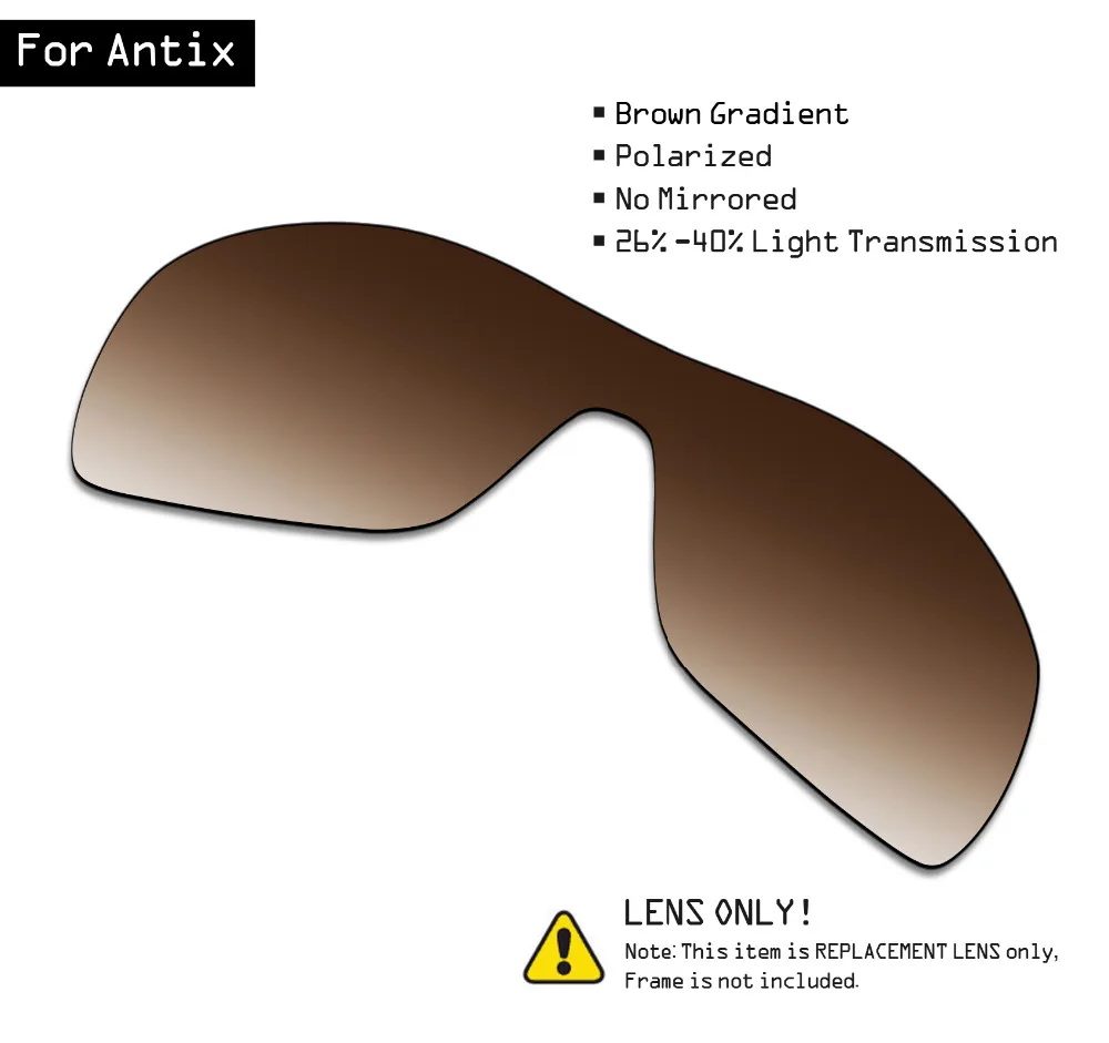 SmartVLT Polarized Sunglasses Replacement Lenses for Oakley - Gradient