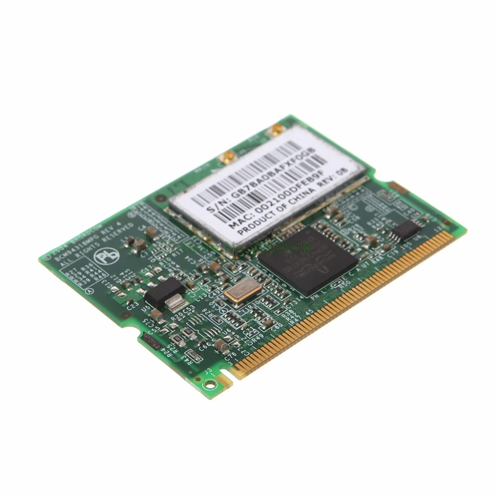 Для hp Broadcom 54G Максимальная производительность 802,11g BCM94318MPG Mini-PCI Wifi беспроводная карта 377325-001 392591-001 Высокое качество C26