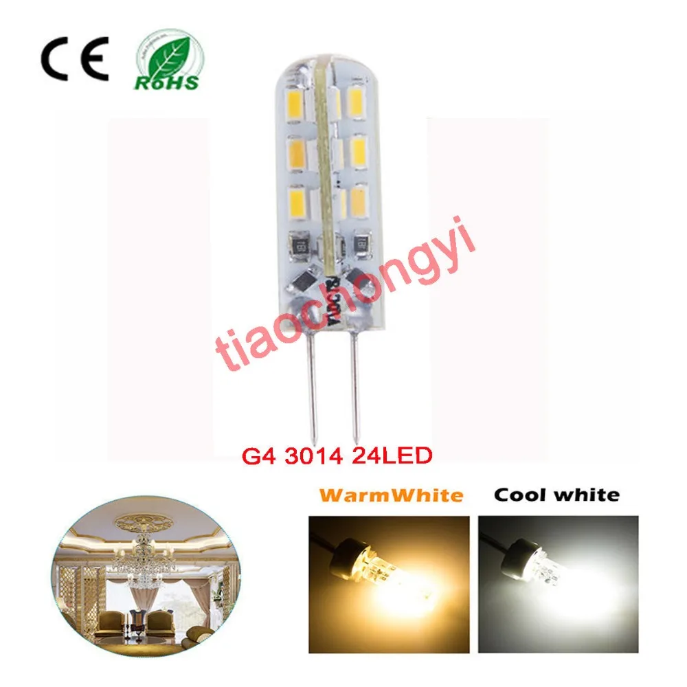G4 G9 LED Spot light Bulb Lamp 3W 5W 24/64SMD 3014 Warm Cool White 110/220V 
