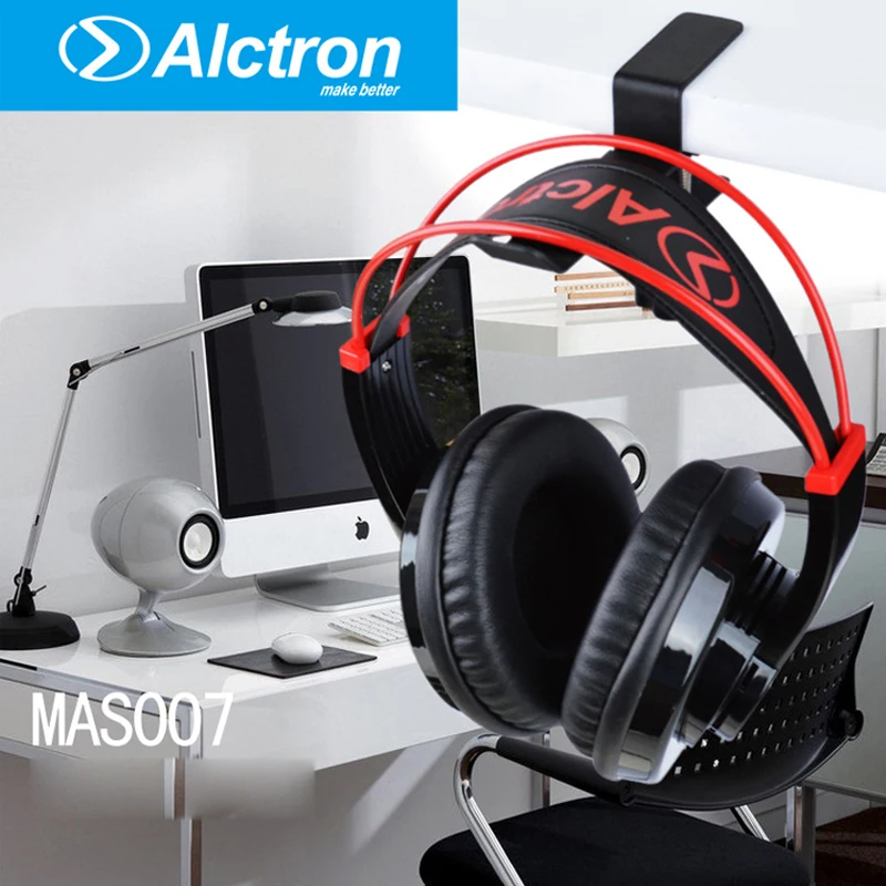 Alctron MAS007 стальная стойка для наушников Держатель Вешалка крючок гарнитура Полка Подставка для наушников игровая студия