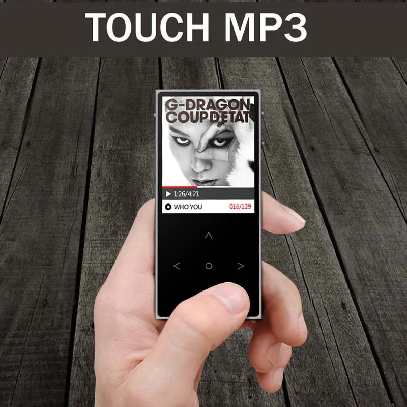 

New BENJIE K8 Bluetooth MP3 Player Touch Screen FM Radio Record Ebook Lossless Music APE FLAC Digital Audio Player 8GB Sports