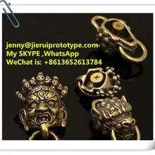 На заказ Чистый медный ключ застежка винтажный креативный маленький подарок Чистый медный кулон