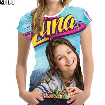 

Customized Soy Luna Print Women T-Shirt Ladies Fashion Short Sleeve Summer Tee Shirt Female Kawaii Tshirt for Teen Girls Cloth