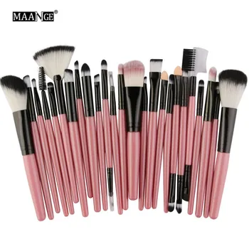 

25pc Makeup Brushes set Foundation Eyebrow Blusher Eye Shadow Makeup Brushes Set Lip Brush Kit
