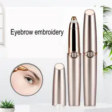 Lipstick Hair Removal Eyebrow Trimmer Face Brows Hair Remover Mini Epilator Pen Mini Electric Shaver Painless Eyebrow Epilator