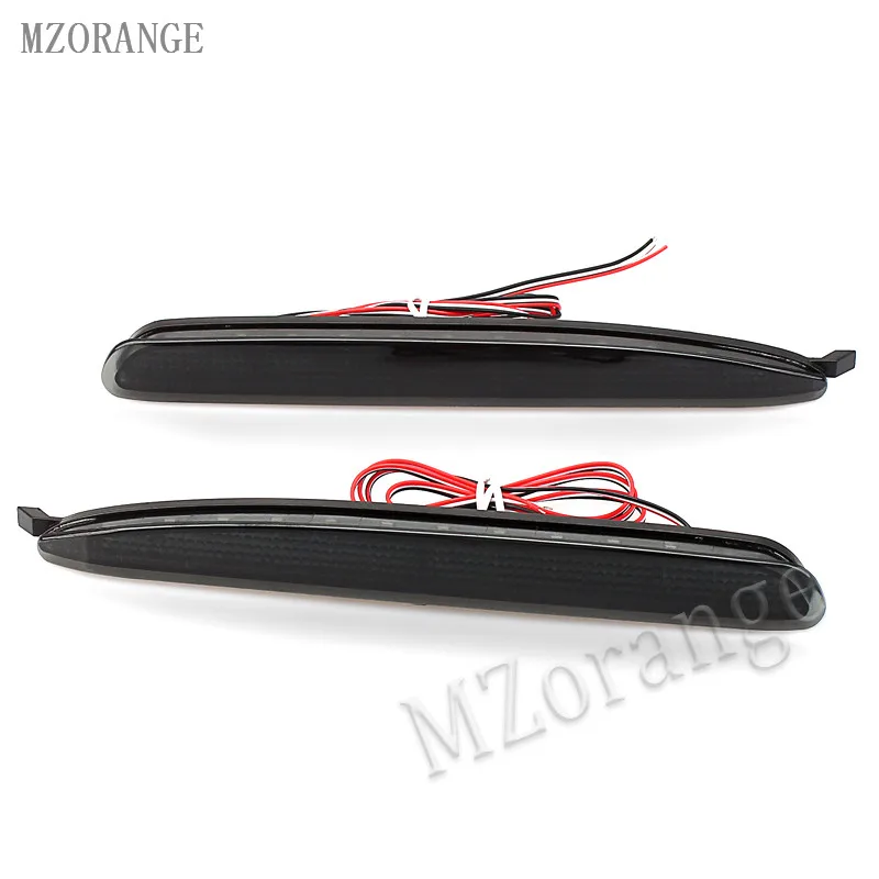 

MZORANGE 2X 24 LED Black Smoked Rear Bumper Reflector Lens Tail Brake Light for Mazda 6 For MAZDA SPEED6