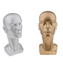 Прочный пластиковый Мужской Манекен Модель Манекен-голова шляпы держатель подставки для парика волосы очки шарф для гарнитуры Дисплей Держатель