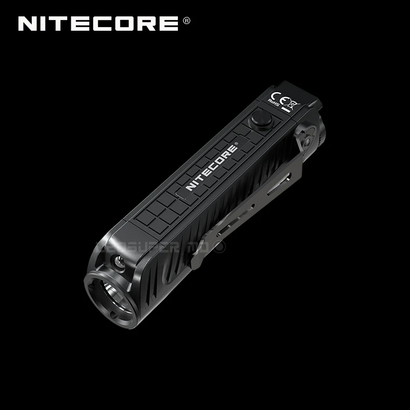 1800 Lumens Nitecore P18 Unibody Die-case Futuristic CREE XHP35 HD LED Tactical Flashlight with Auxiliary Red Light