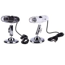 USB Digital Electronic Microscope Endoscope Magnifier 1000X Video Camera Cam 8 LED with Adjustable Stand USB Gadgets