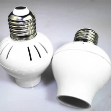 E27 к E27 голосовой датчик лампа база конвертер, E26 к E26 инфракрасный датчик лампа Базовый адаптер