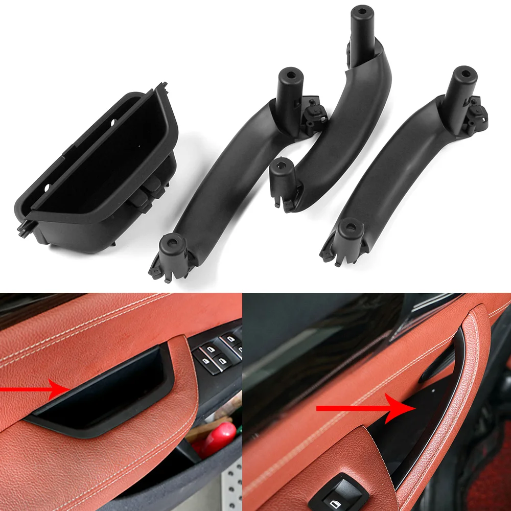 Inner Door Panel Handle Cover Interior Door Pull Trim Bowl For BMW X3 X4 F25 F26