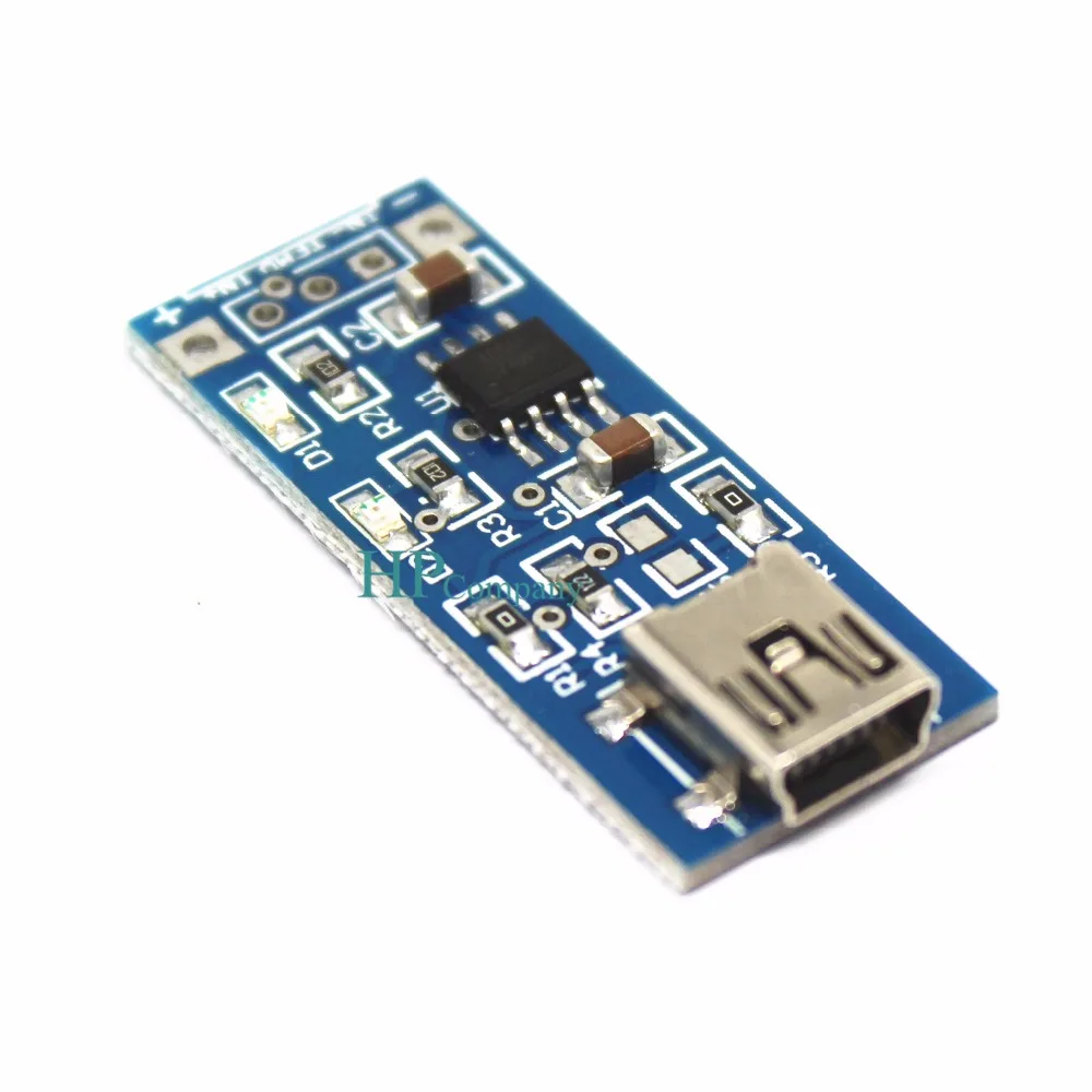 5V Mini USB 1A Lithium Battery Charging Board Charger Module IN 4V-8V TP4056