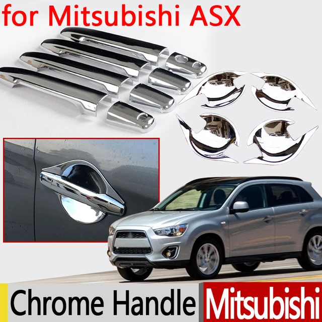 Für Mitsubishi ASX 2010-2017 Chrome Tuergriffabdeckung 2011 2012