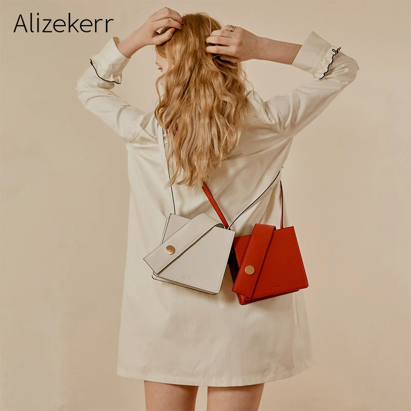 

Luxury Brand Shoulder Bags Women 2019 New Designer PU Leather Solid Red Box Small Square Crossbody Bag Simple Casual Female