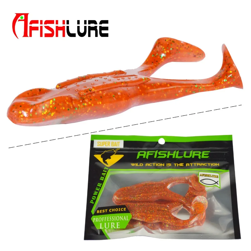 Мягкая приманка Afishlure Rayfrog для уничтожения черных рыб 105 мм 13 г искусственная