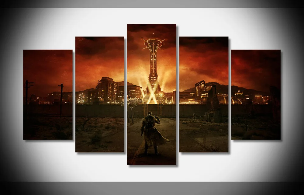 7202 fallout new vegas Poster wood Framed Gallery wrap art print home ...