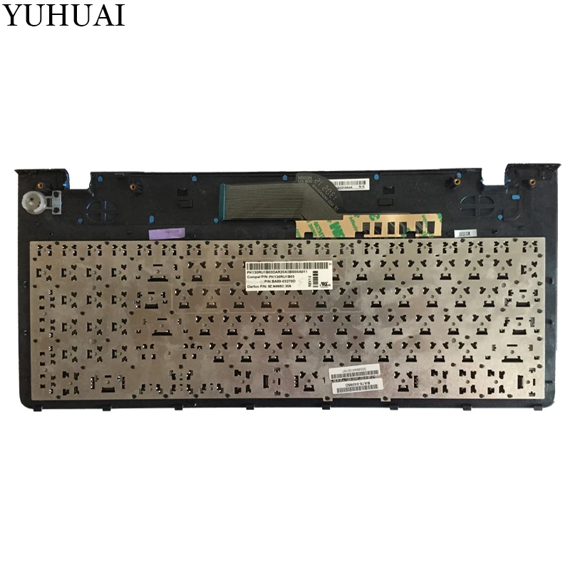 Teclado Russo com Moldura Azul para Samsung Uso em Laptop Estampa Azuis para Samsung Vários Modelos - Imagem 2