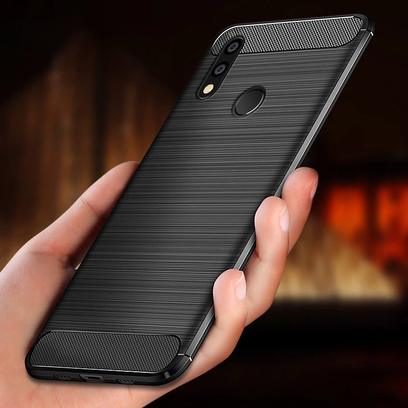 Huawei P20 Lite Case Cover Carbon Back Funda Air Armor Cover Cushion Corner Shockproof Silicone TPU Case For huawei P10 Lite