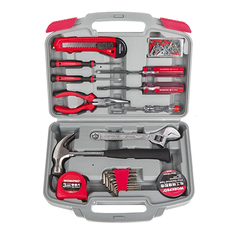 WORKPRO W1119/W1125/W1139 бытовой набор инструментов многофункциональный