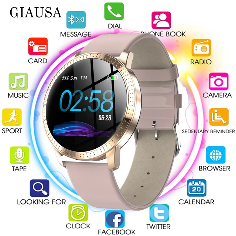

2019 Hot Sell CF18 Fitness Bracelet Blood Pressure Monitoring Heart Rate Smart Band Waterproof Motion Tracking Smart Watch Women