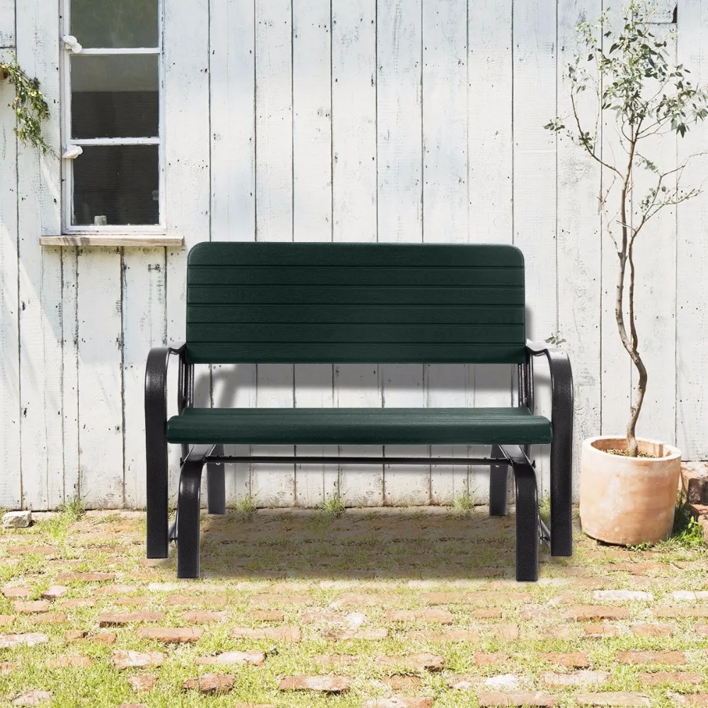 Outdoor Patio Swing Porch Rocker Glider Bench Loveseat