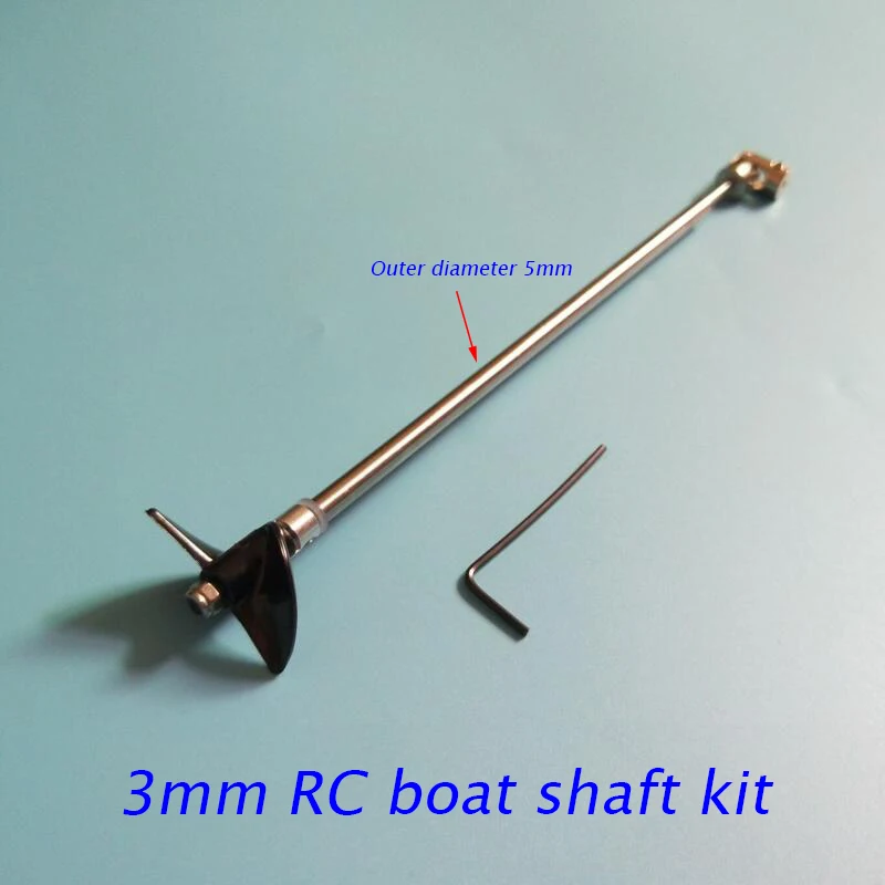 Buy Free Shipping 3mm RC Boat Shaft Set 150/200/250mm