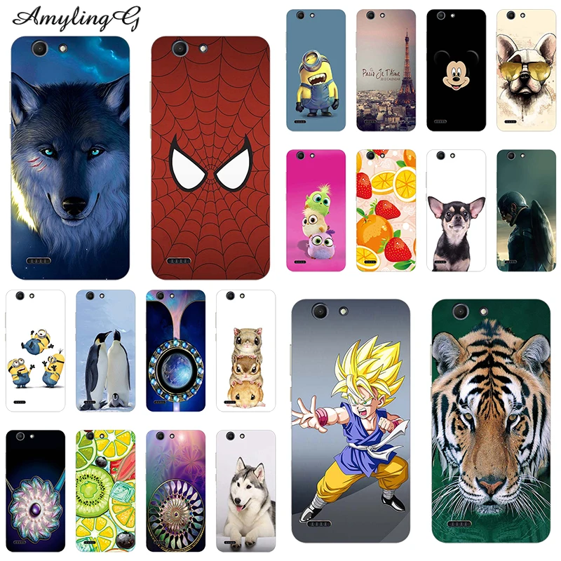 

Printing Case Cover For Vodafone Smart E8 VFD-510 VFD510 5.0" Colorful Para Soft TPU Back Covers Animal Cell Phone Cases Coque