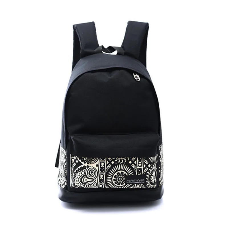 

High Quality Women Backpack for School Teenagers Girls Vintage Stylish School Bag Ladies Canvas Backpack Female Back Pack