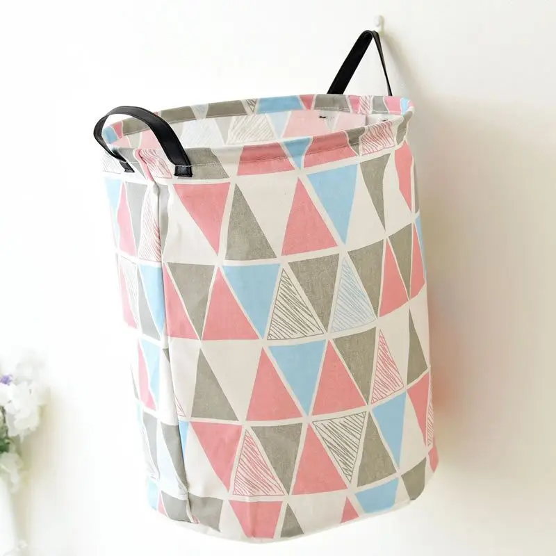 كبير سلة كبيرة للغسيل 35X45 سنتيمتر تخزين القطن الكتان حقيبة الغسيل ل لعبة الملابس القذرة طوي للماء الغسيل مربع