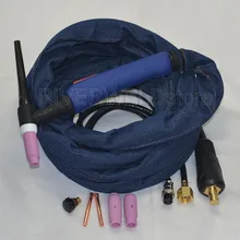 WP-26F-12R 12 '3,8 м 200 ампер с воздушным охлаждением TIG сварочный фонарь в комплекте с гибкой головкой TIG, европейский стиль