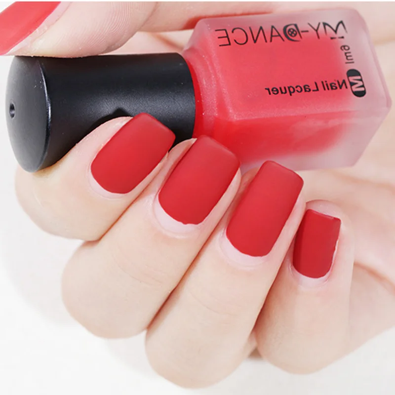 

Hot Women Matte Nail Polish DIY Art Long Lasting Satin Manicure Non-toxic Fashion Makeup wyt77