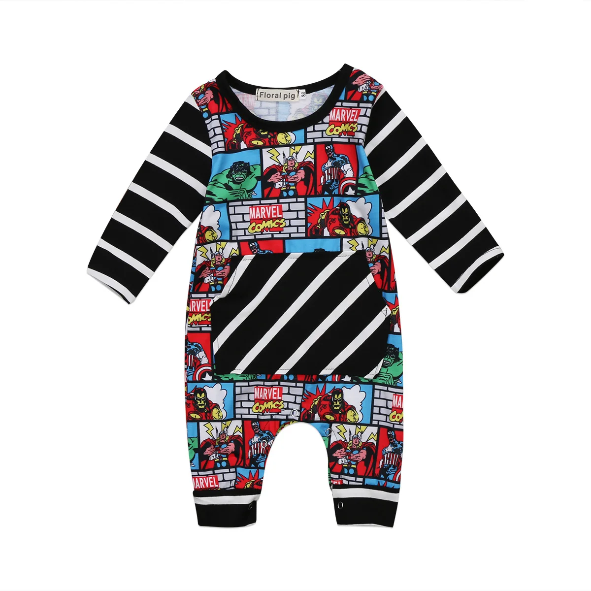 marvel baby pajamas