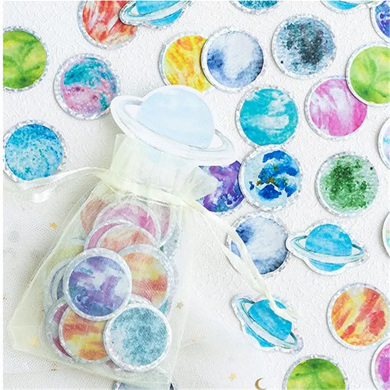 

100pcs/Pack Cartoon Planet Sticker Children Toys Anime Stickers Pack For Kids DIY On Book Laptop Mobile Phone Bicycle Skateboard