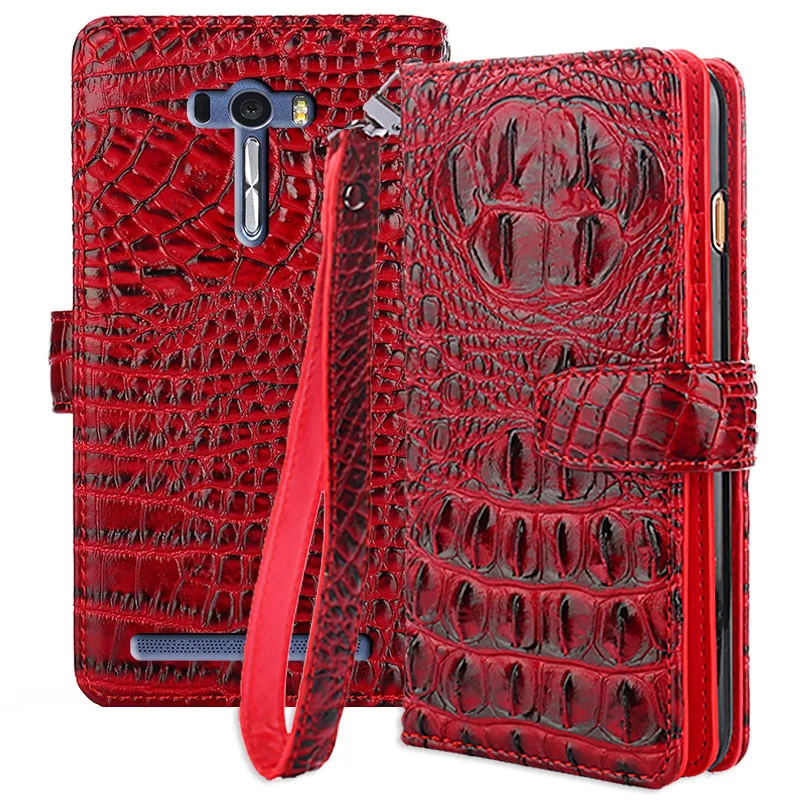 

For Asus Zenfone 2 Laser ZE500KL 5.0'' Case for Asus Zenfone 2 Laser ZE550KL 5.5'' Case Cover Luxury Flip PU Leather Flip Cover