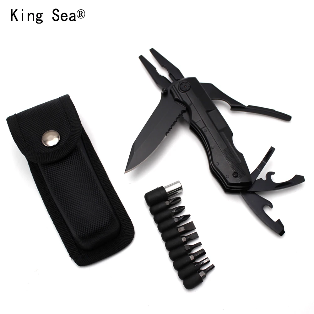 Buy 22 Multifunctional Folding Knife Plier Pocket EDC Tools Fishing Pliers