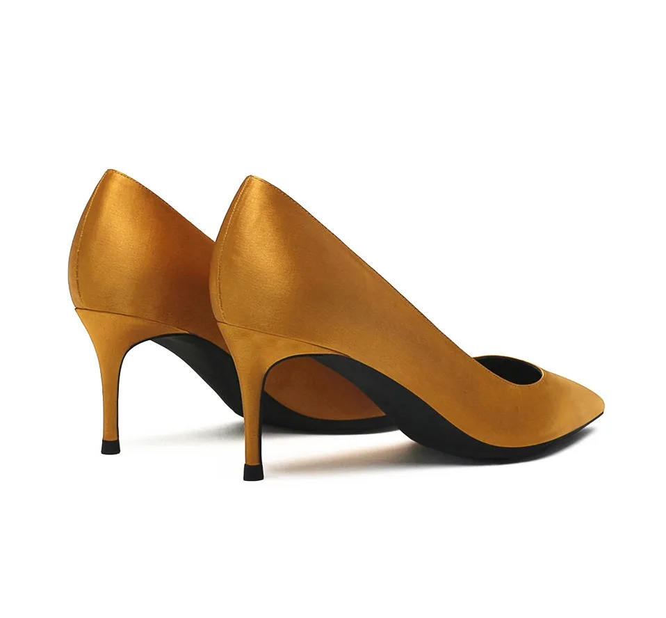 KATELVADI/женские туфли-лодочки женские туфли на шпильке 6,5 см; chaussure femme Talon; черные свадебные туфли на высоком каблуке K-327