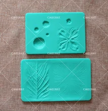 20*12,8 Kuchen Silikon Bord 1 STÜCK Blütenblatt und Blätter Adern Nuten Bord Dekoration Plattform Kuchen Fondant Backen Blume werkzeuge