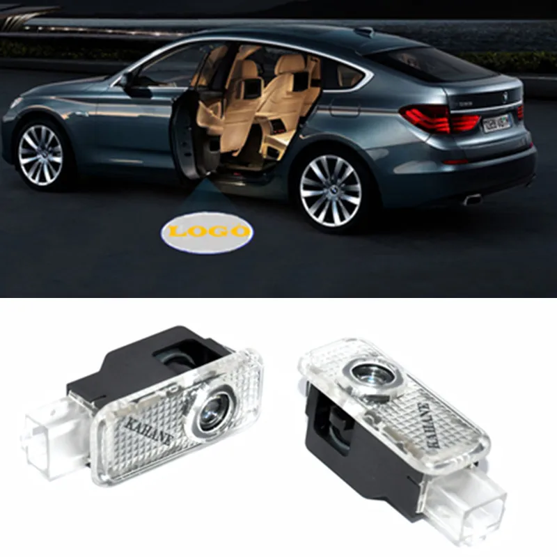 

2PC Car LED Door Warning Light welcome Logo Projector For audi a4 a5 a6 b5 b6 b7 q3 q5 q7 rs quattro s line c5 c6 tt sline a3 a7