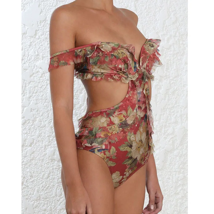 

Sexy Swimsuit Swimsuits Push Up Female Bather Bikini Women's One-Piece Women Three Piece Lace Solid Polyester Bathing Suit Women