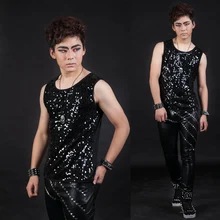 danny, подходит ко всему, Мужская одежда для мужчин, с блестками, тонкий жилет мужские костюмы/XS-XXL