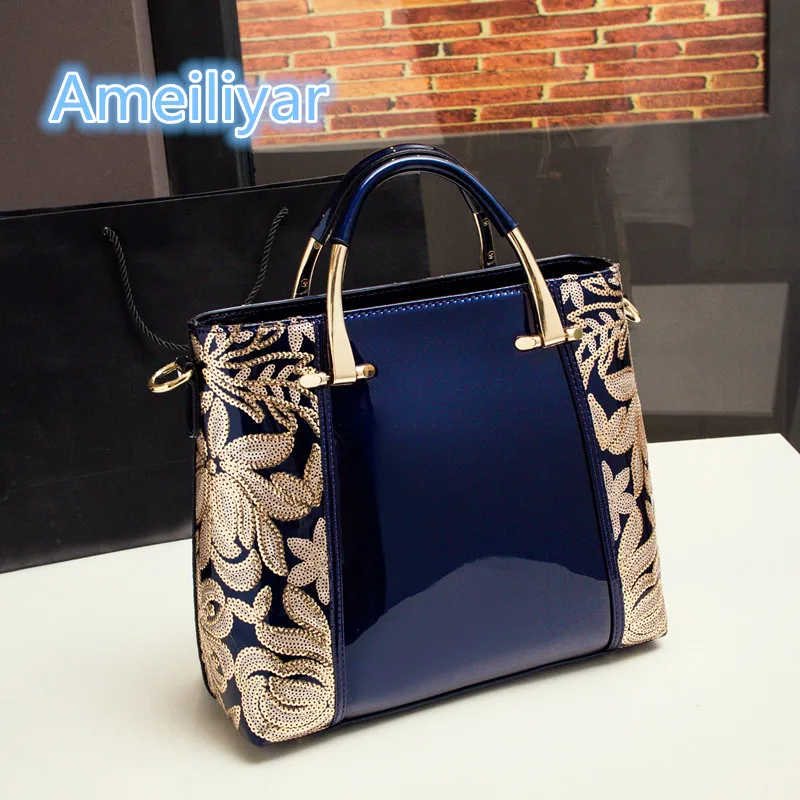 

New Arrival Casual Polyester Unisex Spring And Summer 2017 European Bag Handbag Bride Middle-aged Mother Shoulder Messenger