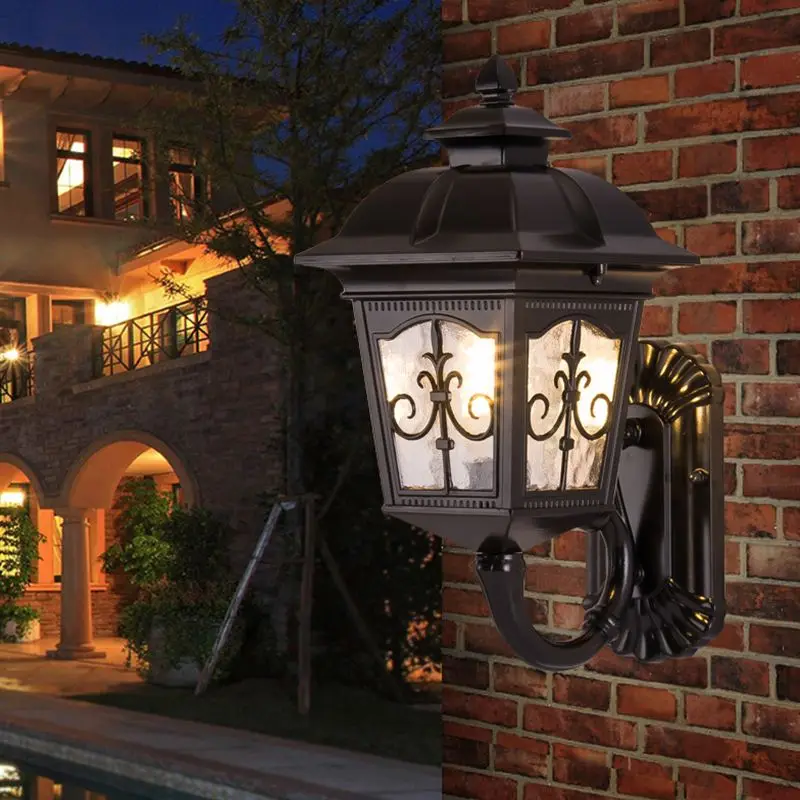 

European style outdoor lamp villa corridors balcony garden waterproof garden Wall Lamps LO7265