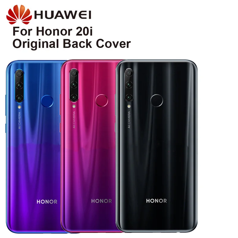 

Original Huawei Battery Plastic Back Cover Case Door For Huawei Honor 20i Honor20i Rear Housing Back Cover Protective Phone Case