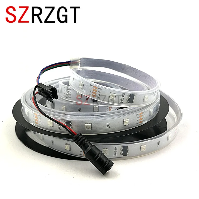 

5m RGB dream magic led strip DC12V 6803 IC IP67 waterproof LED Strip 5050 SMD 150LED flexible light+133 Program RF controller