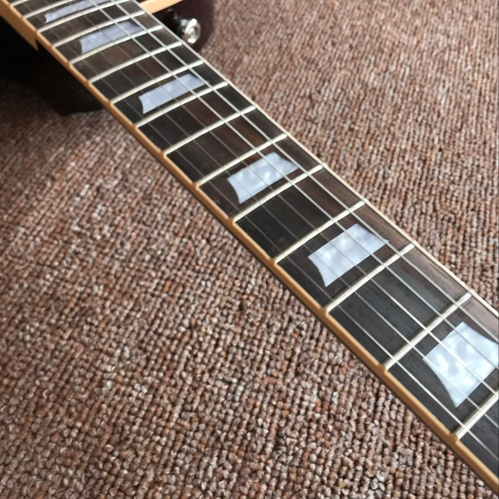  Custom shop, standard custom electric guitar.fingerboard binding Standard gitaar,one piece neck and one piece body guitarra.