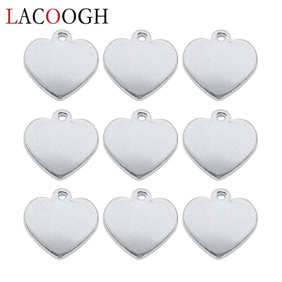 Подвески в форме сердца из нержавеющей стали 16 х17 мм 1 5 мм|f pendant|stainless steel heart