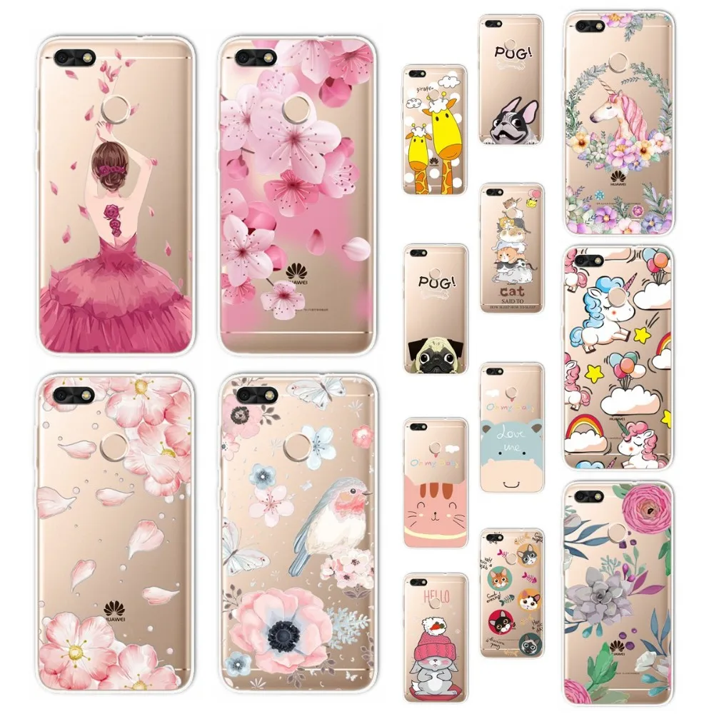 

3D Relief Lace Case Cover For Huawei P9 Lite Mini P8 P9 Lite 2017 Cute Case For Huawei Honor 7S 7A(5.45") 7C(5.99") Coque Capa