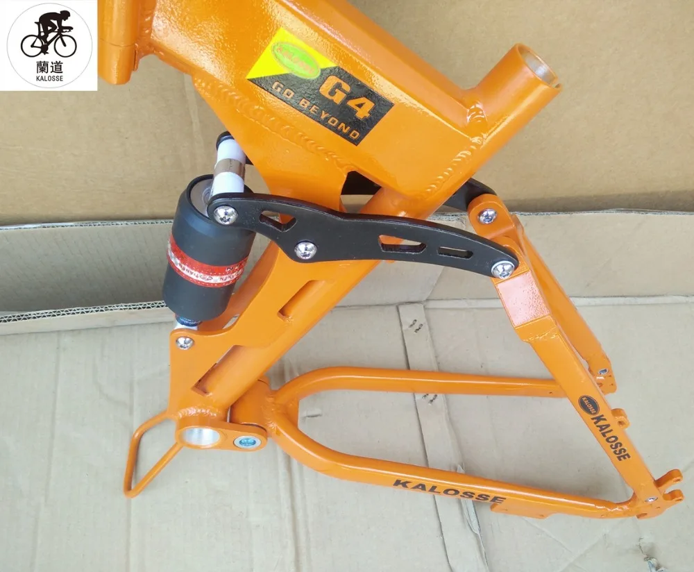 Best Kaloss DIY colors  bicycle parts  Folding  Fat bike frame  snow bike frame  26*17 inch ,  26*4.0 inch   Beach bike   frame 8