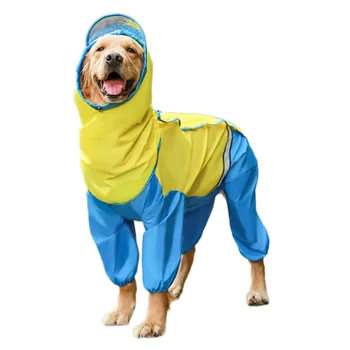 

Covering The Tail Big Dog Samoyed Golden Retriever Labrador Medium-sized Large Dog Four-legged Waterproof All-inclusive Raincoat